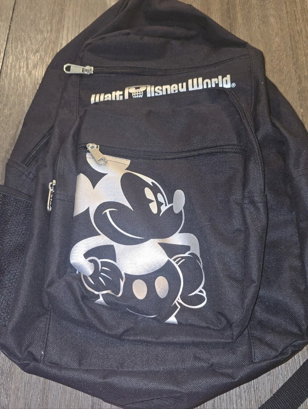 Walt Disney World Parks Black Mickey Mouse Backpack